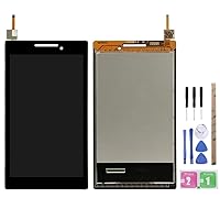 LCD Display + Outer Glass Touch Screen Digitizer Full Assembly Replacement for Lenovo A7-10 A7-10F A7-20 A7-20F Black