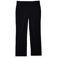 Calvin Klein Boys' Flat Bi-Stretch Dress Pant, Straight Leg Fit, Belt Loops & Front Pockets