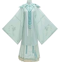 Chinese style Han costume embroidered retro long dress costume dress suit