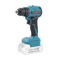 KATSU FIT-BAT 21V Brushless Cordless Drill Driver Screwdriver with 10mm Keyless Chuck, Brushless Motor, 2 Speed, LED Light, Ideal for Home Improvement DIY Tasks, No Battery and Charger