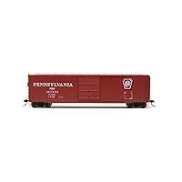 Rivarossi Pennsylvania Railroad Box Car with Sliding Door Running Number 607592 HO Scale Train Rolling Stock HR6586A
