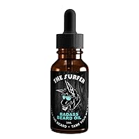 Beard Oil For Men - Surfer Scent, 1 oz - 100% Natural and Organic Food-grade Ingredients, Soften Hair and Hydrate Skin