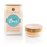 Beauty Bakerie Flour Setting Powder, Finishing Powder for Setting Foundation Makeup in Place, Plantain (Caramel), 0.5 Ounce