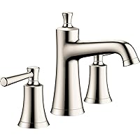 hansgrohe Joleena Transitional 2-Handle 3 7-inch Tall Bathroom Sink Faucet in Polished Nickel, 04774830 hansgrohe Joleena Transitional 2-Handle 3 7-inch Tall Bathroom Sink Faucet in Polished Nickel, 04774830