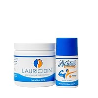 Monolaurin Supplement and Lauricare Natural Aluminum-Free Deodorant Bundle
