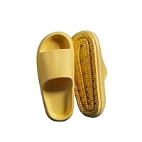 Cloud Slippers for Women and Men,Pillow Slippers Bathroom Sandals,Extremely Comfy,Cushioned Thick Slides for Women Men Pillow Slippers Non-Slip Bathroom Shower Sandals Soft Thick Sole.