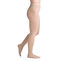 Men & Women Waist High 20-30 mmHg Graduated Compression Opaque Pantyhose – Firm Pressure Compression Garment