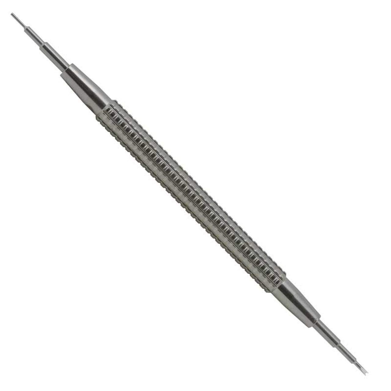 Bergeon 7767-F Watch Spring Bar Tool - Long Stainless Steel Handle with Replaceable Screw In Fine Tool End