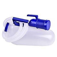 2000ml Male/Famale Urinal with Lid and Hose, Urine Container Pee Bottle for Camping Outdoor, Old Men,Hospital beds, Wheelchair,Men