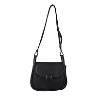 KieTeiiK Cross Body Bag,Women PU Leather Shoulder Bag Fashion Crossbody Bag Small Square Handbag Bag Solid Underarm Bag Simple Messenger Bag Ins