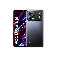 Xiaomi Poco X5 5G, Dual SIM, 265GB + 8GB, Factory Unlocked GSM, International Version (Fast Car Charger Bundle)- No Warranty - Black