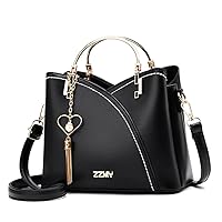 Women's Handbag, Charm/Pearl/Tassel, Freestanding, Large Capacity, Shoulder Bag, 2-Way, Handbag, Crossbody Bag, Cute, Stylish, Lightweight, Practical, Office Work, Shopping, Mother's Day, Gift for Wife