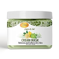 SPA REDI - Body and Foot Cream Mask, Lemon and Lime, 16 Oz - Pedicure Massage for Tired Feet and Body, Hydrating, Fresh Skin - Infused with Hyaluronic Acid, Amino Acids, Panthenol, Comfrey Extract