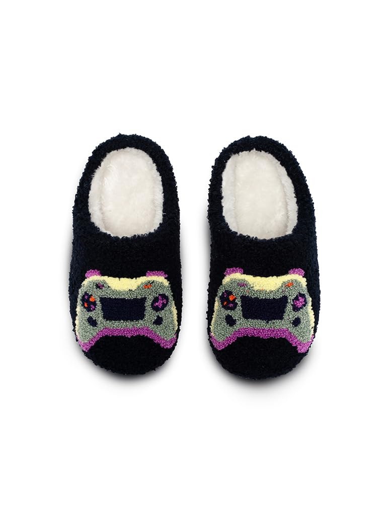 Living Royal Kids Cozy Slippers- Plush, Non-Slip Slippers for Kids, Funny Designs, Comfy, 100% Polyester, Funny Slippers for Kids