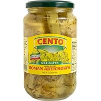 Cento - Marinated Long Stem Roman Artichokes, (1)- 19.6 oz. Jar