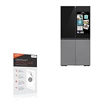 BoxWave Screen Protector Compatible with Samsung Bespoke Family Hub+ Smart Refrigerator - ClearTouch Anti-Glare (2-Pack), Anti-Fingerprint Matte Film Skin
