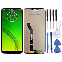 Smartphone Repair Kit Full Assembly of Touchscreen Display LCD Screen and Digitizer for Motorola MOTO G7 Power (Black) Mobile Phone Spare Parts, black