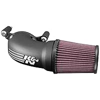 K&N Cold Air Intake Kit: High Performance, Guaranteed to Increase Horsepower: Fits 2001-2017 HARLEY DAVIDSON (Fat Bob, Dyna Low Rider, Switchback, Softail Slim, Heritage, other select models)57-1137