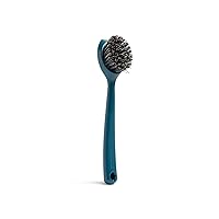 Clean Ocean Cast Iron Cleaner, Dish Brush with Handle Heavy-Duty Dish Brush