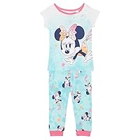 Disney Kids' Minnie Mouse 2-Piece Snug-fit Cotton Pajamas Set
