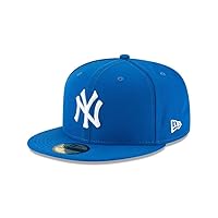 59Fifty Hat York Yankees MLB Basic Blue Fitted Cap 11591129 7