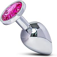 Anal Plug Adult Sex Toy,Jeweled Anal Toys Adult Sex Toys Games Butt Plug,Personal Anal Plug Sex Toy for Adult Women,Men and Couples,Rose Sex Toy G Spot Anal Beads Anal Toy