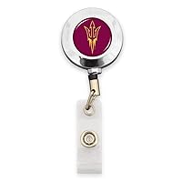 Arizona State Sun Devils Student ID Holder Retractable Badge Reel with Belt Clip
