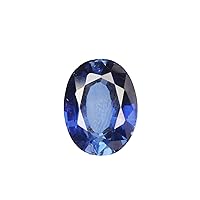 GEMHUB Oval Cut Blue Sapphire Crystal Healing Gemstone, for Jewelry Making