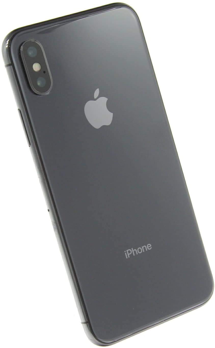 Apple iPhone X, 64GB, Space Gray - Fully Unlocked (Renewed Premium)