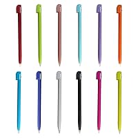 12 Pcs Multicolor Touch Stylus Pen Keep The Screen Free from Scratches and Fingerprints, Compatible for Nintendo DS Lite