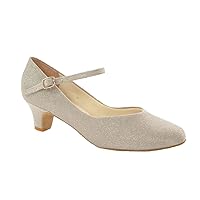 So'Danca Women's Glitter Canvas Ballroom Shoe 1.5in Heel