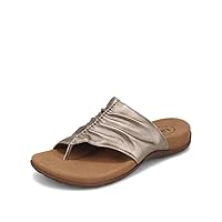 Taos Gift 2 Women's Sandal - Elevate Your Style with A Classic Open Back Toe-Post Design - Premium Comfort with Arch Support and Cooling Gel Padding for All Day Wearability
