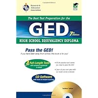 GED w/ CD-ROM (REA) - The Best Test Prep for the GED: 7th Edition (Test Preps) GED w/ CD-ROM (REA) - The Best Test Prep for the GED: 7th Edition (Test Preps) Paperback