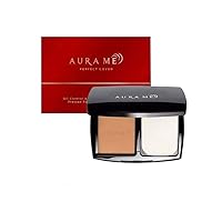 2 Units of Aura Me Perfect Cover SPF 30 PA+++ No.2 For Olive Skin Lightweight Waterproof Foundation Reduce Dark Spot Anti Wrinkle[Get Free Tomato Facial Mask ]