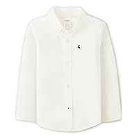 Boys' and Toddler Long Sleeve Button Up Dress Shirts