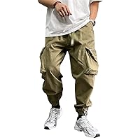 Korean Streetwear Hip Hop Cargo Pants Men Japanese Harajuku Jogging Trousers Casual Sweatpants