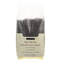 Hard Wax Beans for Face, Underarms, Brazilian, Bikini Hair Remover 17.6 Ounce (Black)