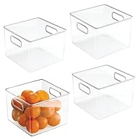 iDesign Plastic Fridge and Pantry Storage Bins, Organizer Container for Kitchen, Bathroom, Office, Craft Room, BPA-Free, 8