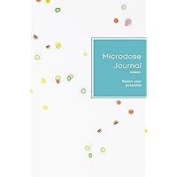 Microdose Journal: Microdosing diary for tracking and improving your mico-dose journey | Blue fruit design