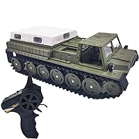 Remote Control Crawler Car RC Military Transport Truck, 1/16 Scale 2.4Ghz Off-Road Army Vehicle Toy with Speed Control & Steering Control System for Kids Age 6, 7, 8, 9, 10 and Up Years Old