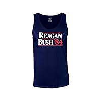 Trenz Shirt Company Ronald Reagan Bush '84 Cool Retro Tank Top