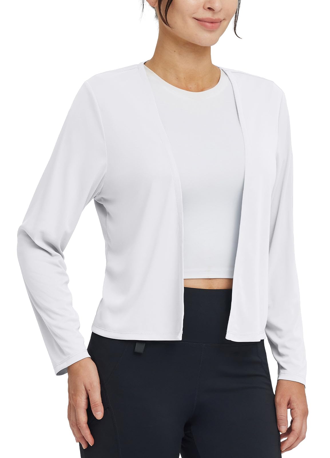 BALEAF Women's UPF 50+ Sun Shirts SPF Elegant Shrugs Cardigan UV Protection Long Sleeve Clothing Lightweight Quick Dry