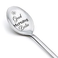 Best Bestie Friend Gifts Spoon for Women Men Bff Friendship Gifts for Teen Girls Boys Christmas Birthday Gifts for Friends Female Male Engraved Coffee Tea Lovers Gifts for Men Women Holiday Gift Ideas