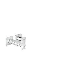 Hansgrohe 32525000 Metropol Wall-Mounted Basin Tap with Lever Handle, spout 16.5 cm, Chrome