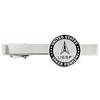 PinMart Officially Licensed Engravable U.S. Space Force Tie Clip