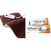 XL Heating Pad for Back Pain Relief with 6 Heat Settings, Extra Large 12 x 24 and Voltaren Arthritis Pain Gel for Topical Arthritis Pain Relief - 150 g