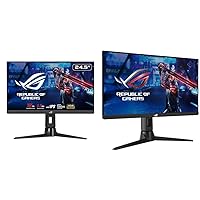 ASUS ROG Strix 380Hz 25” (24.5-inch viewable) 1080P HDR Esports Gaming Monitor (XG259QN) & ROG Strix 24.5” 1080P Gaming Monitor (XG256Q) - Full HD, Fast IPS, 180Hz, 1ms