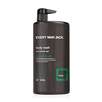 Every Man Jack Body Wash, Eucalyptus Mint, 33.8-Ounce