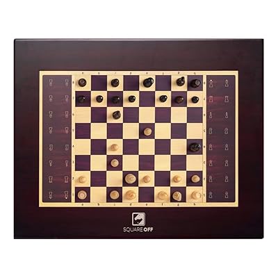 Square Off Grand Kingdom Set | Automated Chessboard for Adults & Kids |  World's Smartest Electronic Chess Board | Magnetic Wooden Chess Sets with  Self