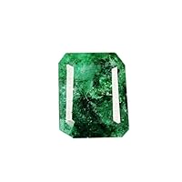 Faceted Green Emerald Loose Gemstone - 5.60 Carat EGL Certified Green Emerald Gem for Jewelry B-4333